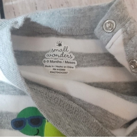 Carters Boy Jacket 6months Bodysuit 6-9/ 6-12month 4piece Bundle Set - Picture 4 of 11